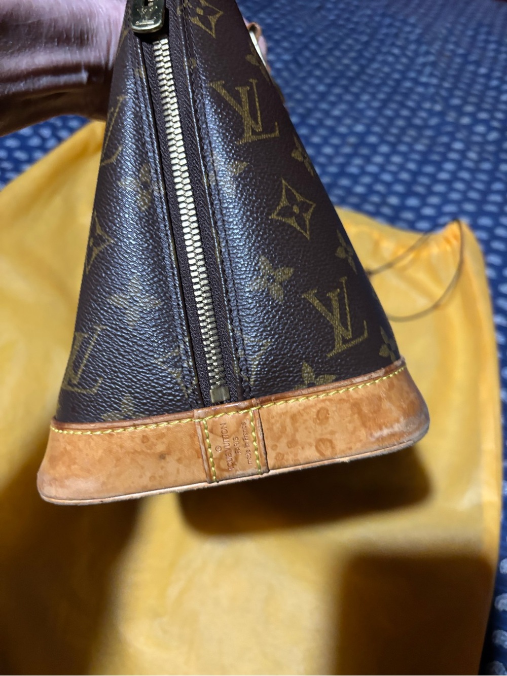 Louis Vuitton Monogram Canvas Satchel in Brown and Tan - Picture 7 of 8